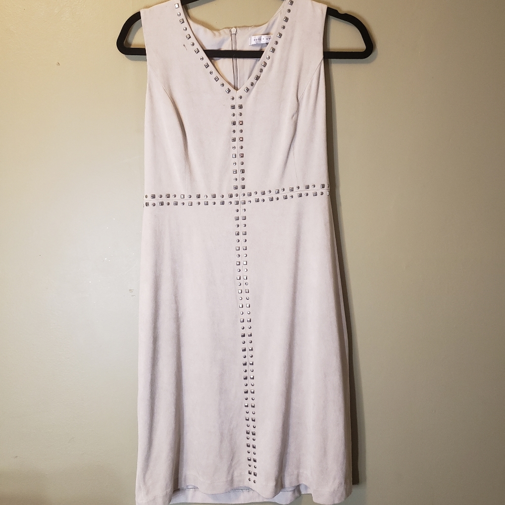 Tan Studded Dress